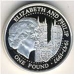 Guernsey, 1 фунт, 1997