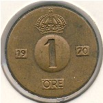 Швеция, 1 эре (1952&ndash;1971 г.)