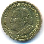 Vatican City., 20 euro cent, 2005