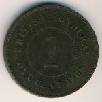 Британский Гондурас, 1 цент (1889 г.)