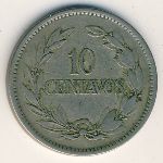 Ecuador, 10 сентаво, 1919