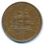 South Africa, 1 penny, 1931–1936