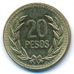 Колумбия, 20 песо (1989–1994 г.)