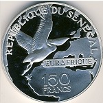 Senegal, 150 francs, 1975