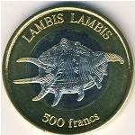 Wallis and Futuna, 500 francs, 2011