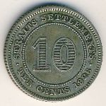 Стрейтс-Сетлментс, 10 центов (1926 г.)