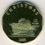 Marshall Islands, 10 dollars, 1995