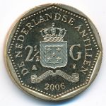 Antilles, 2 1/2 gulden, 1989–2010