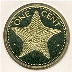 Багамские острова, 1 цент (1974&ndash;1985 г.)