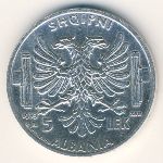 Албания, 5 лек (1939 г.)
