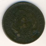 Аргентина, 2 сентаво (1884&ndash;1891 г.)