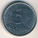 Бразилия, 5 сентаво (1994&ndash;1995 г.)
