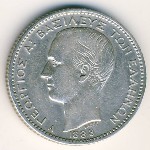 Greece, 1 драхма, 1883