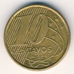 Бразилия, 10 сентаво (2004 г.)