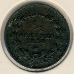 Baden, 1/2 kreuzer, 1828&ndash;1830