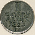 Гессен-Кассель, 2 альбуса (1768&ndash;1783 г.)