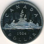 Canada, 1 доллар, 1984