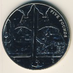Guernsey, 5 фунтов, 2004
