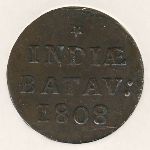 Нидерландская Индия, 1 дьюит (1808 г.)