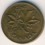 Canada, 1 цент, 1974