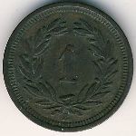 Швейцария, 1 раппен (1850&ndash;1900 г.)