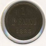 Финляндия, 1 пенни (1881&ndash;1894 г.)