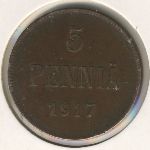 Финляндия, 5 пенни (1917 г.)