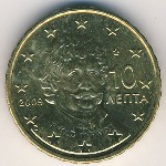 Greece, 10 euro cent, 2007–2020