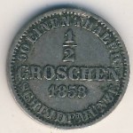 Hannover, 1/2 гроша, 1858