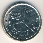 Belgium, 1 франк, 1990&ndash;1991