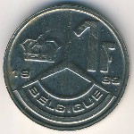 Бельгия, 1 франк (1989&ndash;1991 г.)