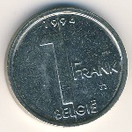 Belgium, 1 франк, 1994