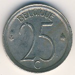 Бельгия, 25 сентим (1972&ndash;1974 г.)