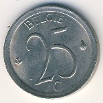Бельгия, 25 сентим (1969&ndash;1974 г.)