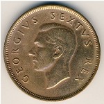 South Africa, 1 penny, 1948–1950