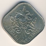 Багамские острова, 15 центов (1966&ndash;1970 г.)