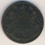 Британская Индия, 1/4 анны (1835 г.)
