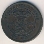Нидерландская Индия, 2 1/2 цента (1856&ndash;1913 г.)