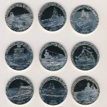 Тристан-да-Кунья, Набор монет (2008 г.)