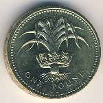Великобритания, 1 фунт (1990 г.)