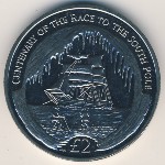 Южная Джорджия и Южные Сендвичевы острова, 2 pounds, 2010