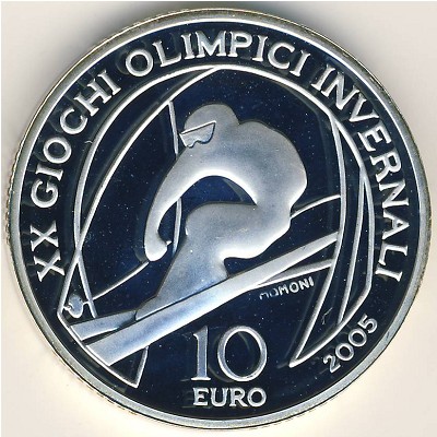 Италия, 10 евро (2005 г.)