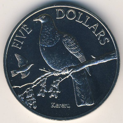 Новая Зеландия, 5 долларов (2001 г.)
