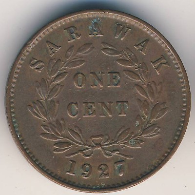 Саравак, 1 цент (1927 г.)