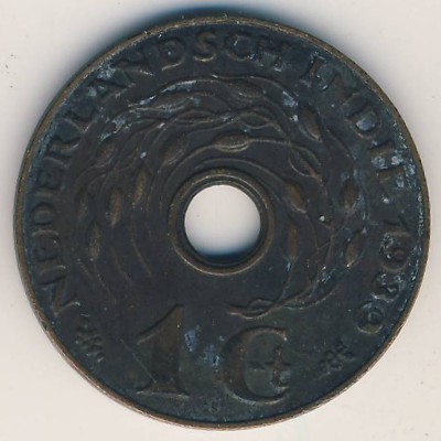 Нидерландская Индия, 1 цент (1939 г.)
