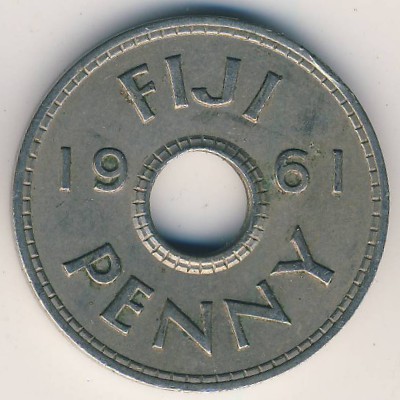 Фиджи, 1 пенни (1961 г.)