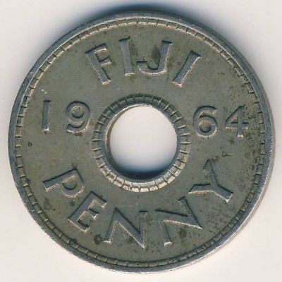Фиджи, 1 пенни (1964 г.)