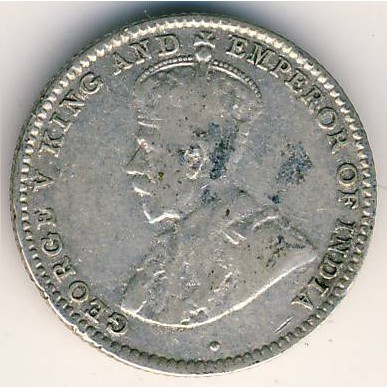 Ceylon, 10 cents, 1919–1928