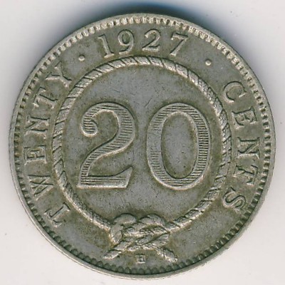Саравак, 20 центов (1927 г.)