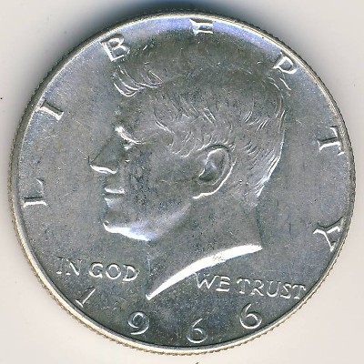 США, 1/2 доллара (1966 г.)